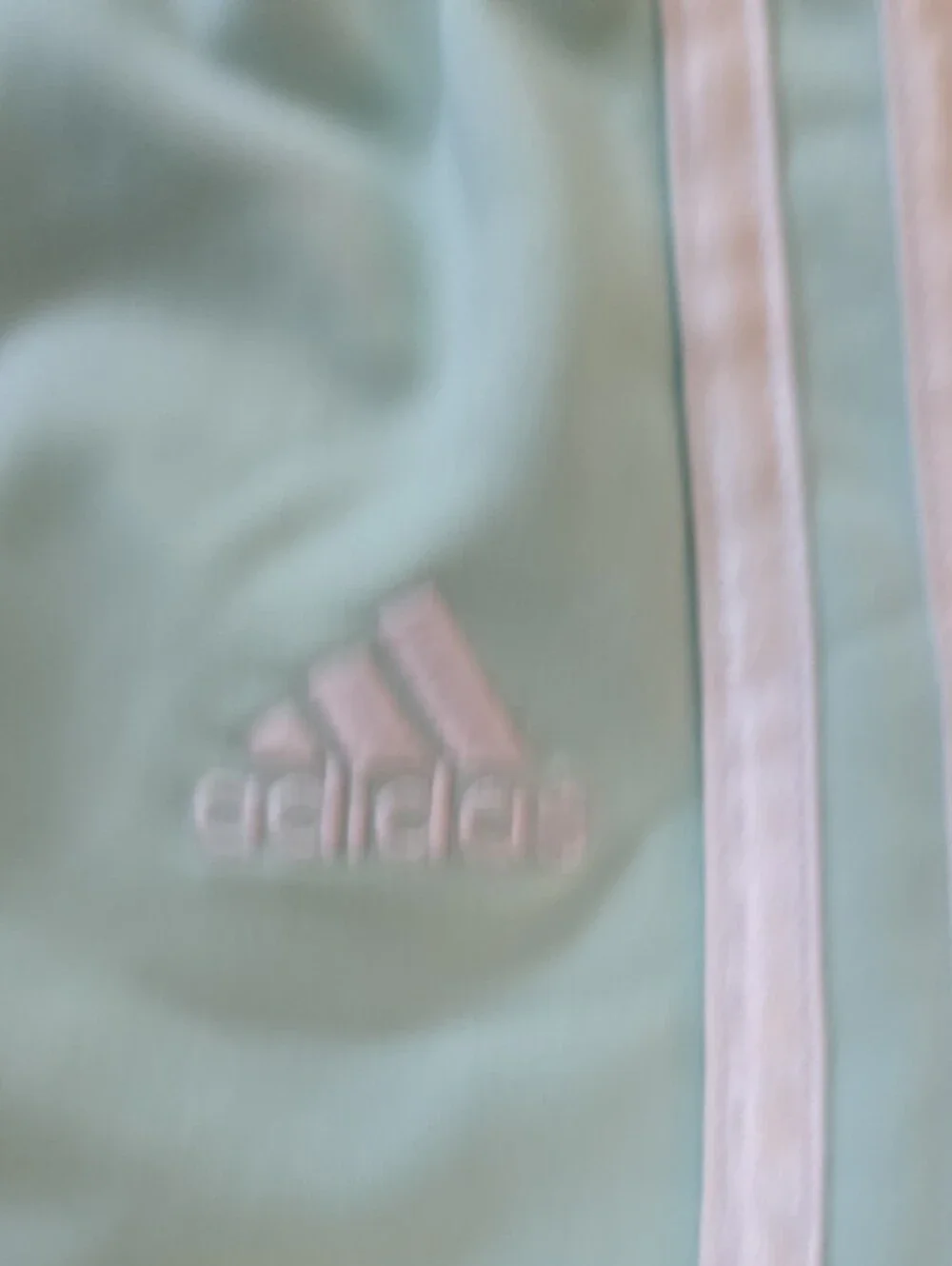 adidas Kids 4T Mint Green Track Pants with White Stripe